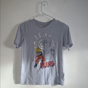 Gray Naruto Kids Short Sleeve Tee